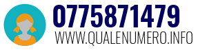 Numero di telefono 0775871479 0775871479