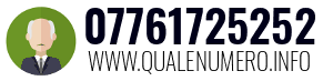 Numero di telefono 07761725252 07761725252