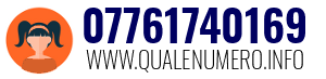 Numero di telefono 07761740169 07761740169