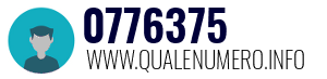 Numero di telefono 0776375 0776375