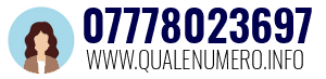 Numero di telefono 07778023697 07778023697