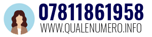 Numero di telefono 07811861958 07811861958