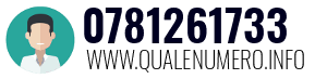 Numero di telefono 0781261733 0781261733