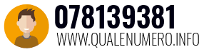 Numero di telefono 078139381 078139381