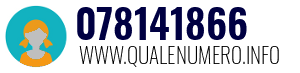 Numero di telefono 078141866 078141866