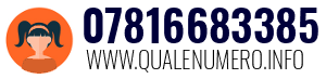 Numero di telefono 07816683385 07816683385
