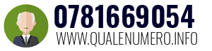 Numero di telefono 0781669054 0781669054
