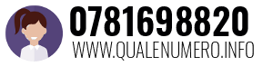 Numero di telefono 0781698820 0781698820