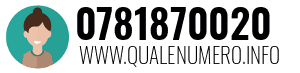 Numero di telefono 0781870020 0781870020