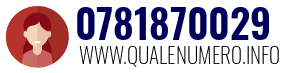Numero di telefono 0781870029 0781870029