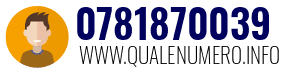Numero di telefono 0781870039 0781870039