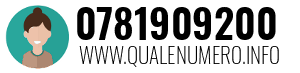 Numero di telefono 0781909200 0781909200