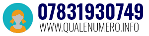 Numero di telefono 07831930749 07831930749