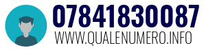 Numero di telefono 07841830087 07841830087