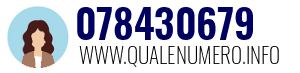Numero di telefono 078430679 078430679
