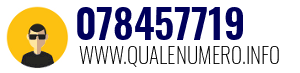 Numero di telefono 078457719 078457719