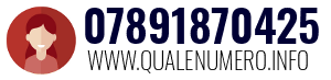 Numero di telefono 07891870425 07891870425