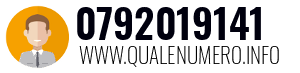 Numero di telefono 0792019141 0792019141