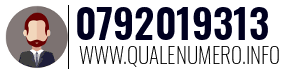 Numero di telefono 0792019313 0792019313