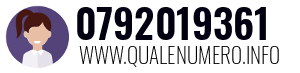Numero di telefono 0792019361 0792019361