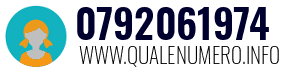 Numero di telefono 0792061974 0792061974