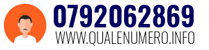 Numero di telefono 0792062869 0792062869