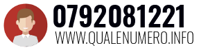 Numero di telefono 0792081221 0792081221