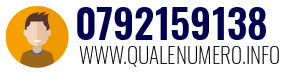 Numero di telefono 0792159138 0792159138