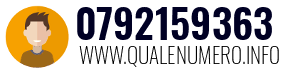 Numero di telefono 0792159363 0792159363