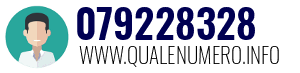 Numero di telefono 079228328 079228328