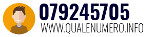 Numero di telefono 079245705 079245705