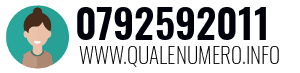 Numero di telefono 0792592011 0792592011