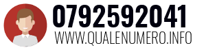 Numero di telefono 0792592041 0792592041