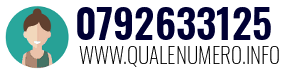 Numero di telefono 0792633125 0792633125