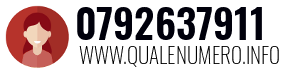 Numero di telefono 0792637911 0792637911