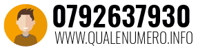 Numero di telefono 0792637930 0792637930