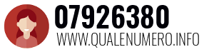 Numero di telefono 07926380 07926380