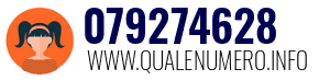 Numero di telefono 079274628 079274628