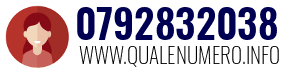 Numero di telefono 0792832038 0792832038