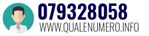 Numero di telefono 079328058 079328058