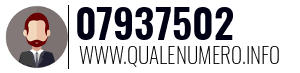 Numero di telefono 07937502 07937502