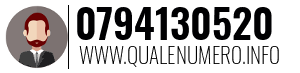 Numero di telefono 0794130520 0794130520