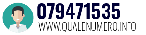 Numero di telefono 079471535 079471535