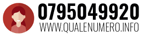 Numero di telefono 0795049920 0795049920