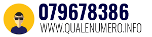 Numero di telefono 079678386 079678386