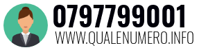 Numero di telefono 0797799001 0797799001