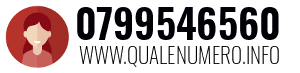 Numero di telefono 0799546560 0799546560