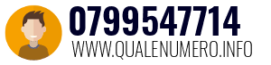 Numero di telefono 0799547714 0799547714