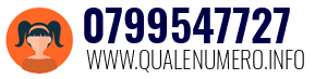 Numero di telefono 0799547727 0799547727