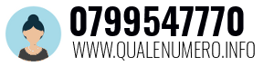 Numero di telefono 0799547770 0799547770